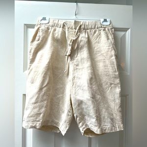 Size small linen shorts from H&M
